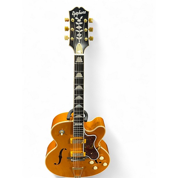 Used Epiphone 150th Anniversary Zephyr DeLuxe Regent Natural Hollow Body Electric Guitar