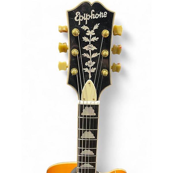 Used Epiphone 150th Anniversary Zephyr DeLuxe Regent Natural Hollow Body Electric Guitar