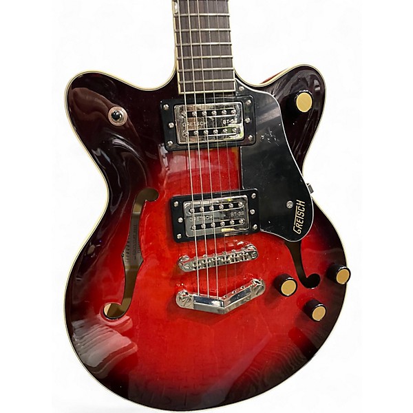 Used Gretsch Guitars G2655 Streamliner Center Block Jr. Double Cutaway With V-Sto Claret Burst Hollow Body Electric Guitar