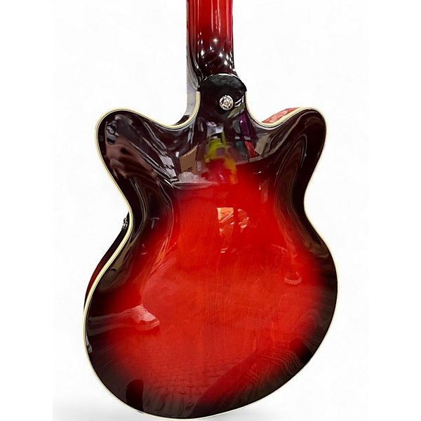 Used Gretsch Guitars G2655 Streamliner Center Block Jr. Double Cutaway With V-Sto Claret Burst Hollow Body Electric Guitar