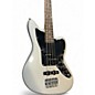 Used Squier jaguar bass Silver Electric Bass Guitar