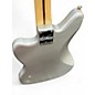 Used Squier jaguar bass Silver Electric Bass Guitar
