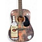 Used Tito's Handmade Vodka Guitar Signed Natural Acoustic Guitar