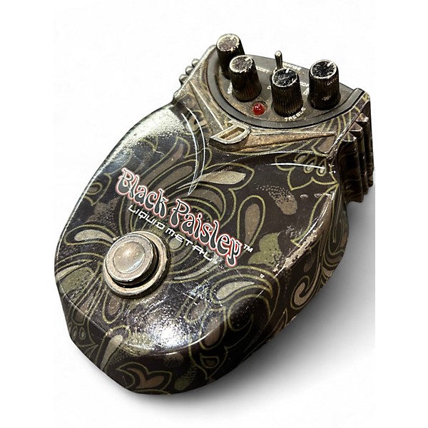 Used Danelectro Black Paisley Liquid Metal Effect Pedal