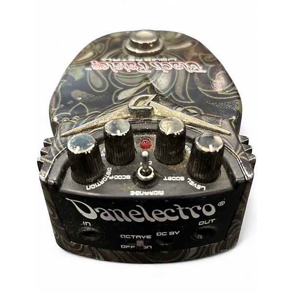 Used Danelectro Black Paisley Liquid Metal Effect Pedal