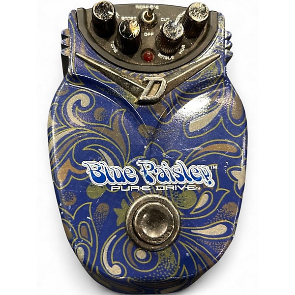 Used Danelectro Blue Paisley Pure Drive Effect Pedal