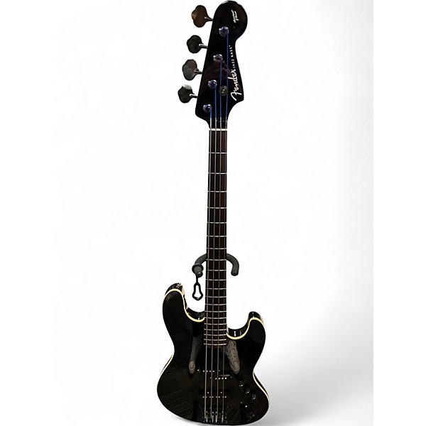 Used Fender Aerodyne Jazz Bass BLACK Electric Bass Guitar