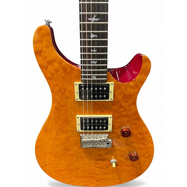 Used PRS SE CUSTOM 24 25TH ANNIVERSARY Amber Solid Body Electric Guitar