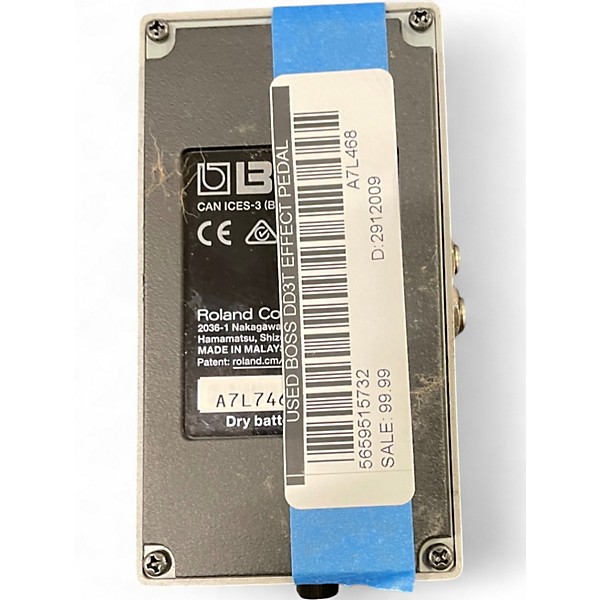 Used BOSS DD3T Effect Pedal