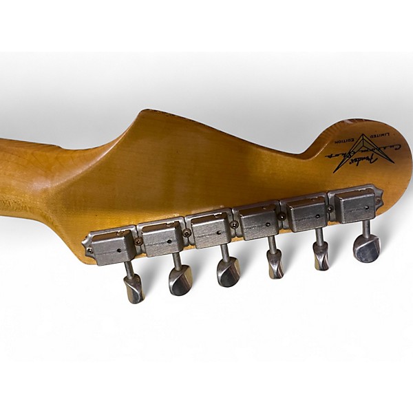 Used Fender ltd 57 strat jm Lake Placid Blue Solid Body Electric Guitar