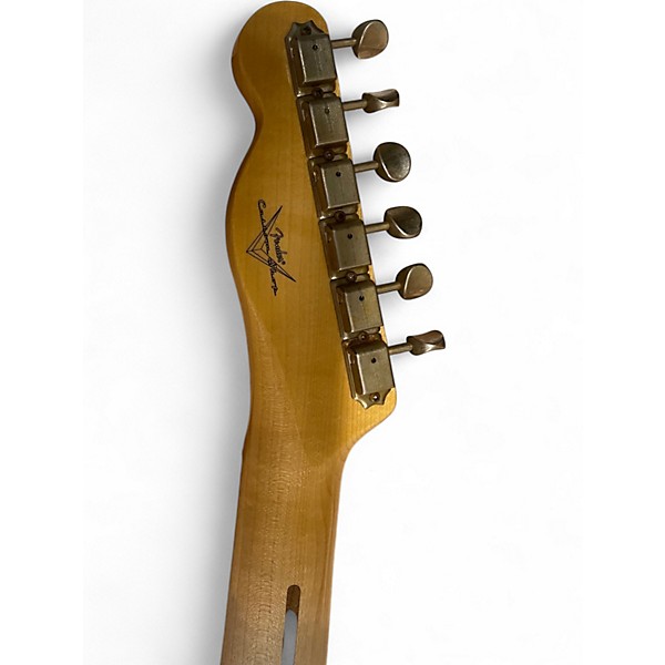 Used Fender 59 tele jrn White Blonde Solid Body Electric Guitar