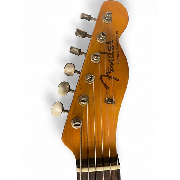 Used Fender custom esquire relic Shoreline Gold Solid Body Electric Guitar