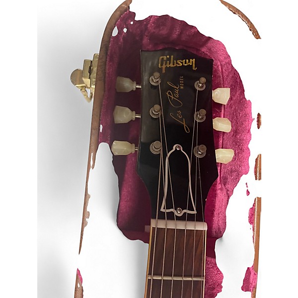 Used Gibson True Historic 1957 Les Paul Standard Gold Top Solid Body Electric Guitar