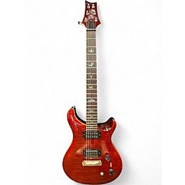 Used PRS SE PAULS GUITAR FIRE RED Solid Body Electric Guitar