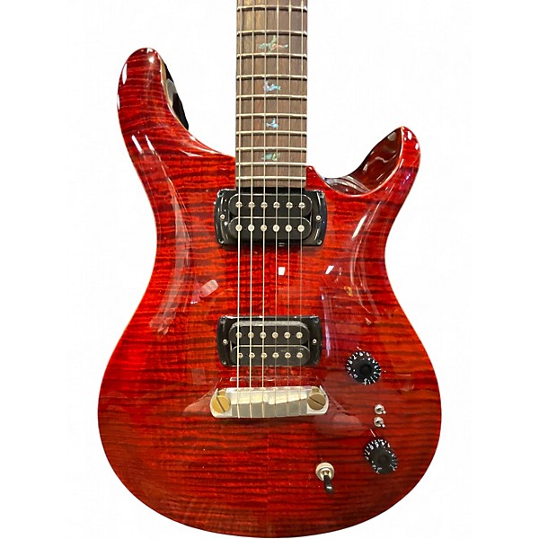 Used PRS SE PAULS GUITAR FIRE RED Solid Body Electric Guitar