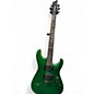 Used Schecter Guitar Research C1  DIAMOND SERIES  Green Solid Body Electric Guitar thumbnail