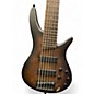 Used 2014 Ibanez SR406BCW NATURAL BURL BURST Electric Bass Guitar