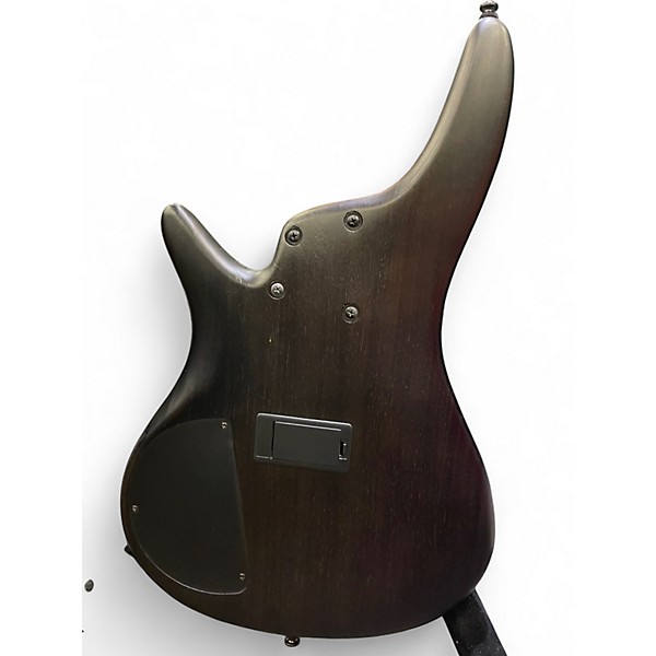 Used 2014 Ibanez SR406BCW NATURAL BURL BURST Electric Bass Guitar