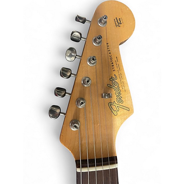 Used Fender 65 stratocaster closet classic Black Solid Body Electric Guitar