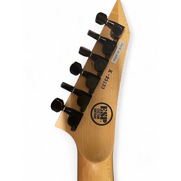 Used ESP KISO KH-2 Custom Shop Black Solid Body Electric Guitar