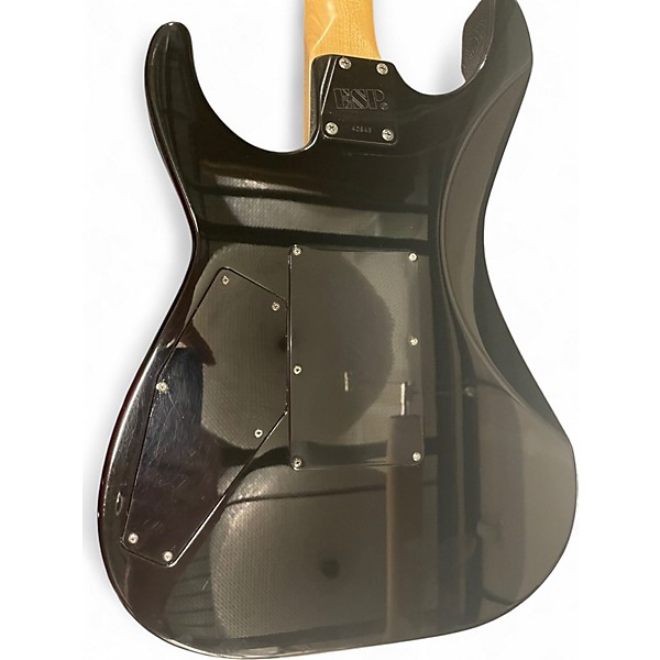 Used ESP KISO KH-2 Custom Shop Black Solid Body Electric Guitar