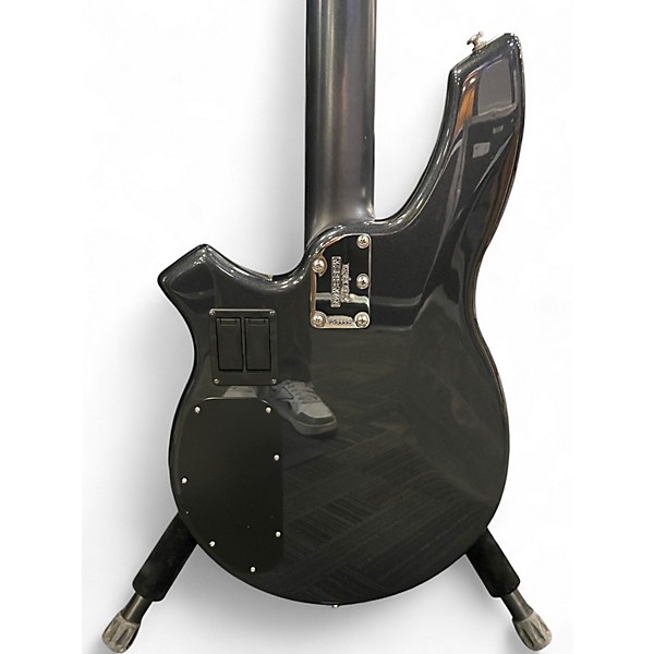 Used Ernie Ball Music Man Bongo 4 HH Sapphire Black Electric Bass Guitar