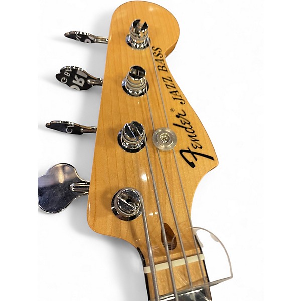 Used 2018 Fender Geddy Lee Signature Jazz Bass 2 Color Sunburst Electric Bass Guitar
