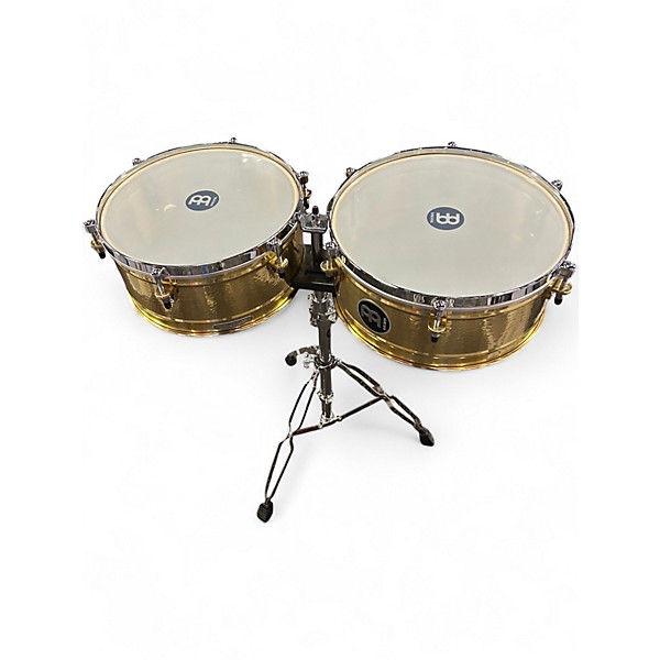 Used MEINL 15in LUIS CONTE SIGNATURE TIMBALES BRASS Drum