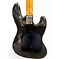 Used Squier JAZZ BASS Black Solid Body Electric Guitar