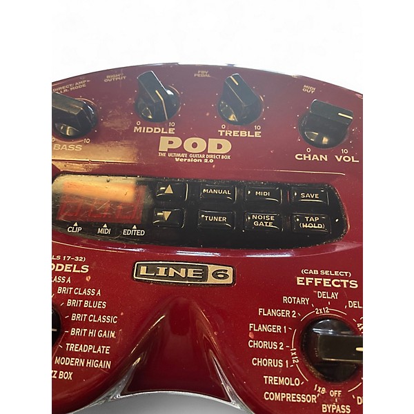 Used Line 6 Pod 2.0 Amp Modeler Effect Processor