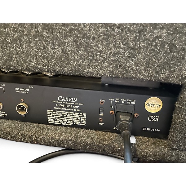 Used Carvin X-100B Tube Guitar Amp Head