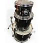 Used Pearl 3 Piece Session Studio Select Black Galaxy Sparkle Drum Kit