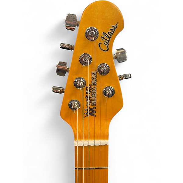 Used Ernie Ball Music Man Cutlass Olympic White Solid Body Electric Guitar