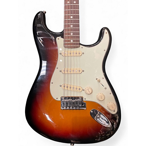Used 2022 Fender American Ultra Stratocaster 3 Color Sunburst Solid Body Electric Guitar