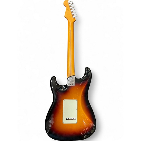 Used 2022 Fender American Ultra Stratocaster 3 Color Sunburst Solid Body Electric Guitar