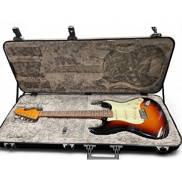Used 2022 Fender American Ultra Stratocaster 3 Color Sunburst Solid Body Electric Guitar