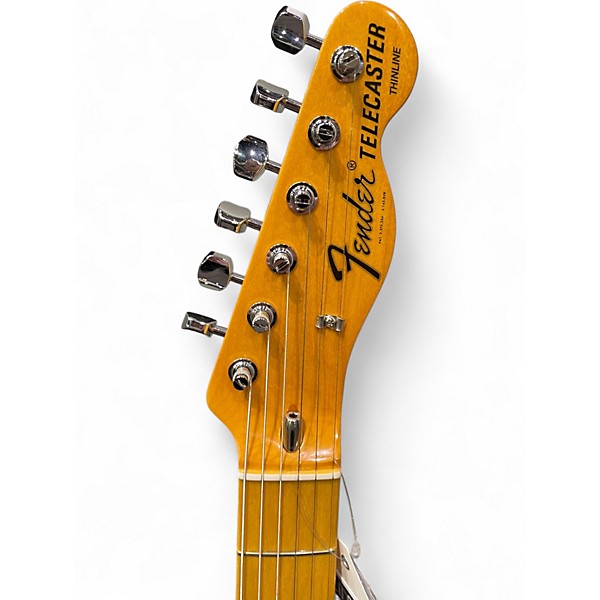 Used 2023 Fender 1972 American Vintage Telecaster Thinline 2 Color Sunburst Solid Body Electric Guitar