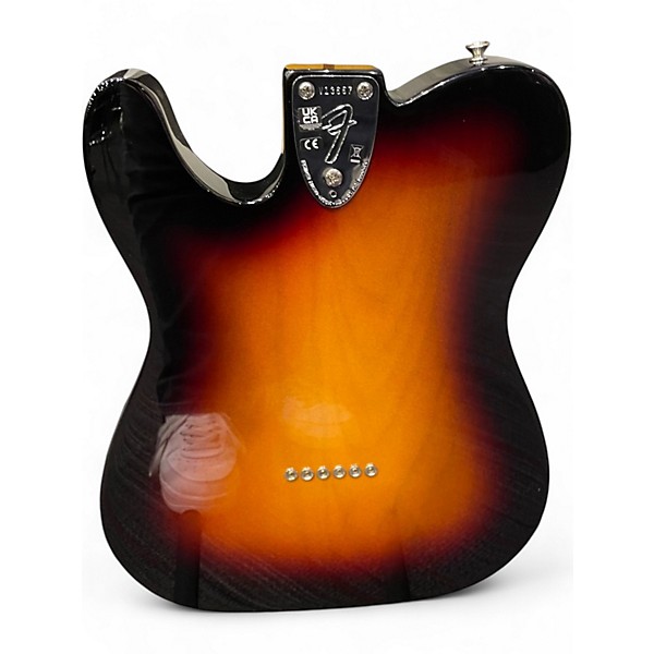 Used 2023 Fender 1972 American Vintage Telecaster Thinline 2 Color Sunburst Solid Body Electric Guitar
