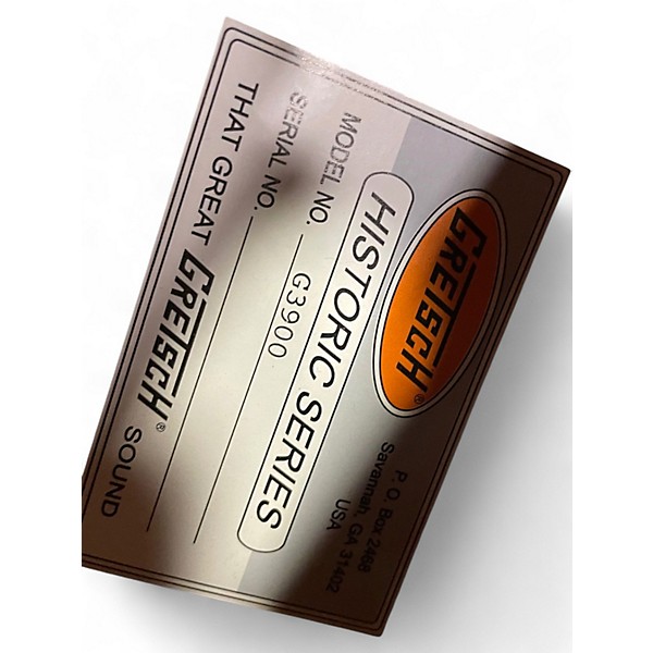 Used Gretsch Guitars G3900 Historic Series sunburst Hollow Body Electric Guitar