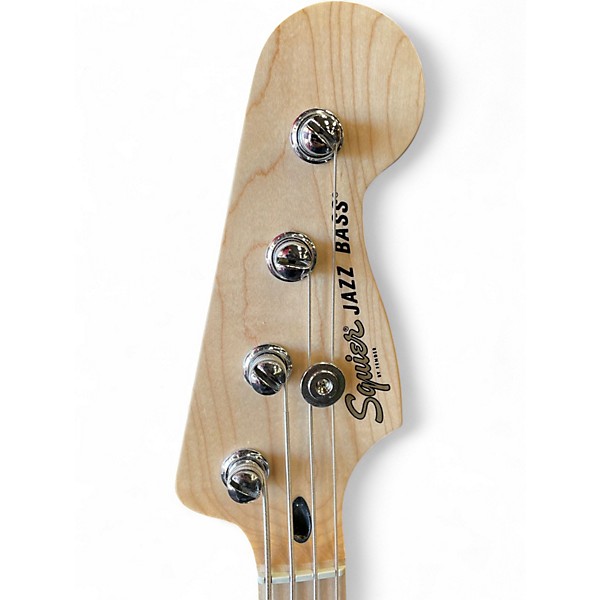 Used Squier Affinity Jazz Bass WHITE Electric Bass Guitar