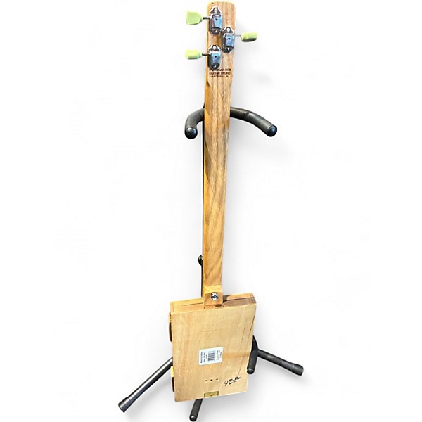 Used The Cigar Box Guitar 3 STRING MONTE Natural Cigar Box Instruments
