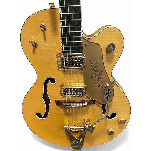 Used Gretsch Guitars G6120 Chet Atkins Signature Amber Hollow Body Electric Guitar