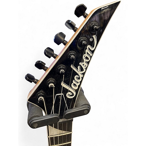 Used Jackson JS20 Dinky transparent green Solid Body Electric Guitar