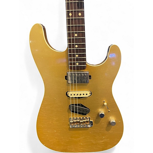 Used 2021 Fender Custom Shop Journeyman HST Stratocaster Relic Aztec Gold Solid Body Electric Guitar