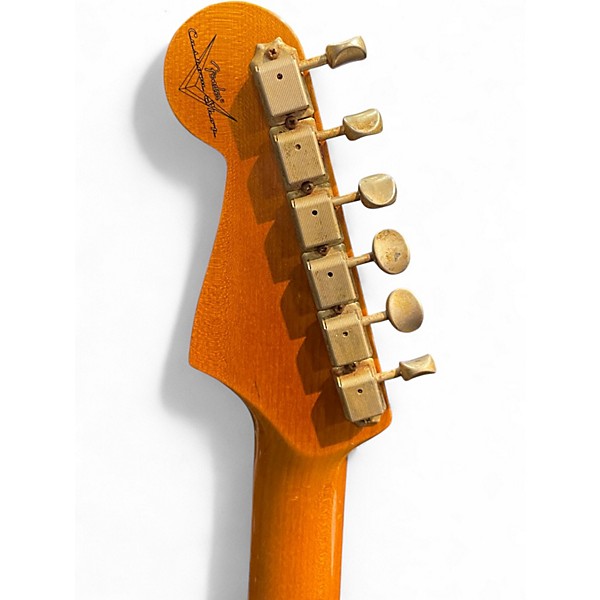 Used 2021 Fender Custom Shop Journeyman HST Stratocaster Relic Aztec Gold Solid Body Electric Guitar