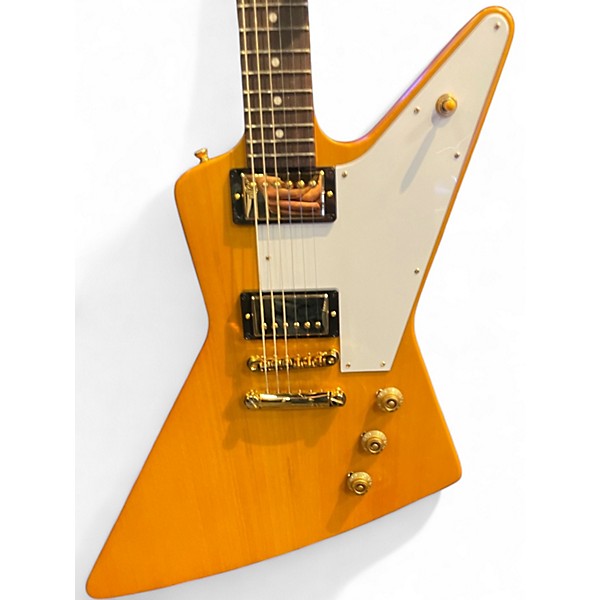 Used Epiphone Korina 1958 Explorer Natural Solid Body Electric Guitar