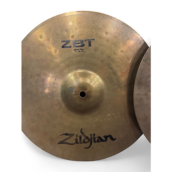 Used Zildjian 14in ZBT Hi Hat Pair Cymbal