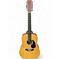 Used Martin 12 String X Series  Natural 12 String Acoustic Electric Guitar thumbnail