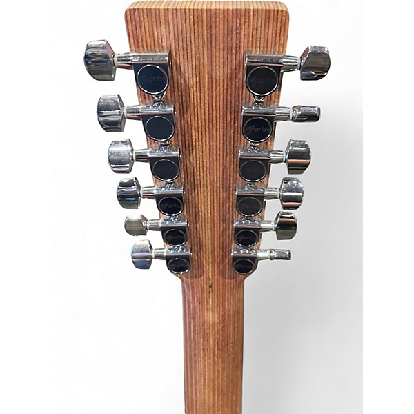 Used Martin 12 String X Series  Natural 12 String Acoustic Electric Guitar