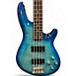 Used Schecter Guitar Research C4 PLUS Ocean Blue Burst Electric Bass Guitar